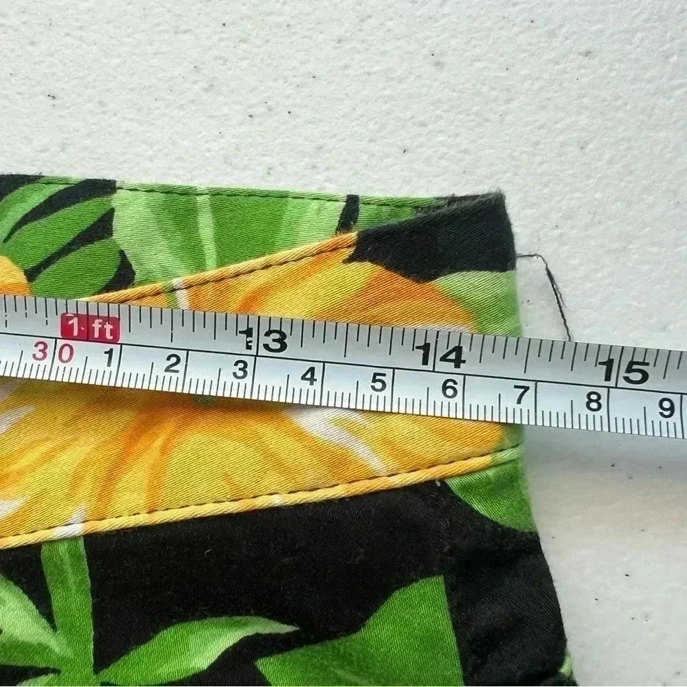 Lauren Ralph Lauren Women Tropical Print Slit‎ Cropped Pants Sz 8 - Picture 9 of 12